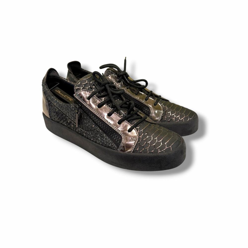 Giuseppe Zanotti Shark 5.0 Metallic Sneakers | Size 44EU(11US)